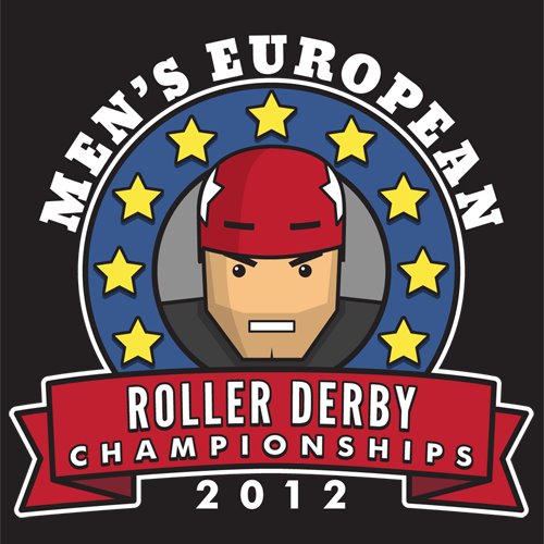 2012 Men's European Roller Derby Championships logo